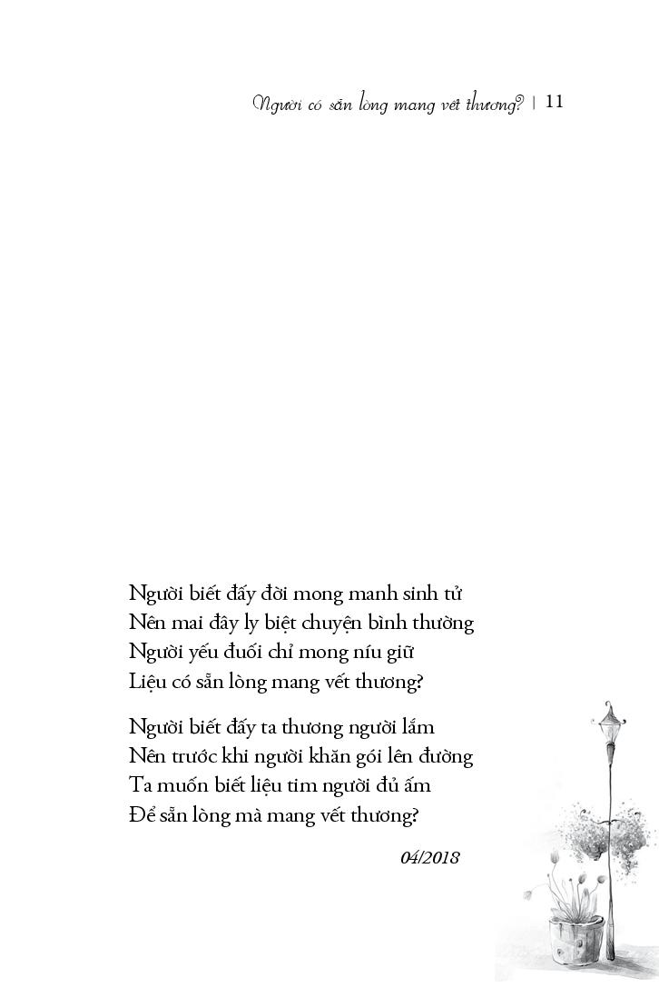 người có sẵn lòng mang vết thương?
