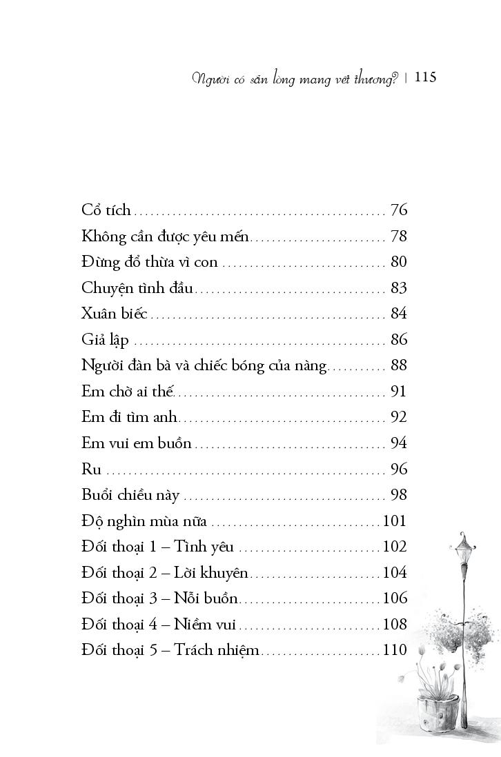 người có sẵn lòng mang vết thương?