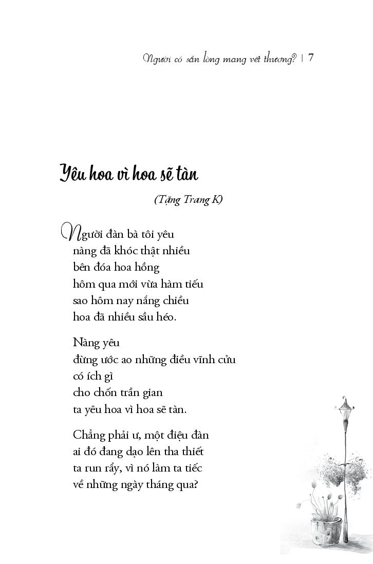 người có sẵn lòng mang vết thương?