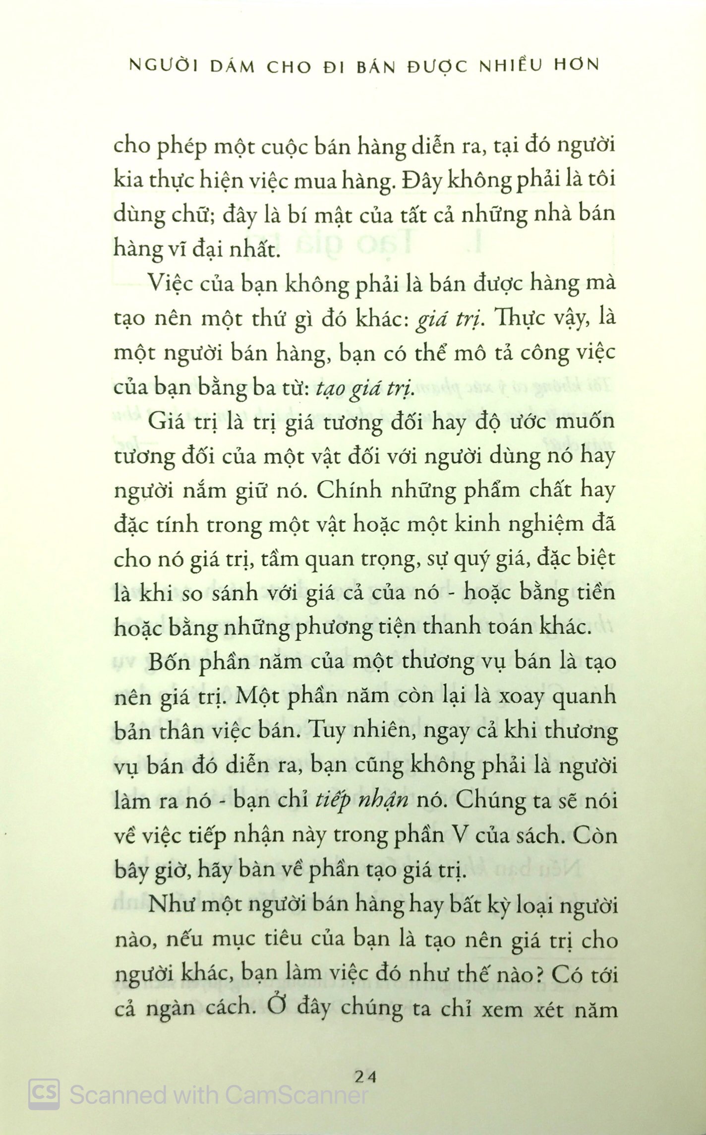 người dám cho đi bán được nhiều hơn
