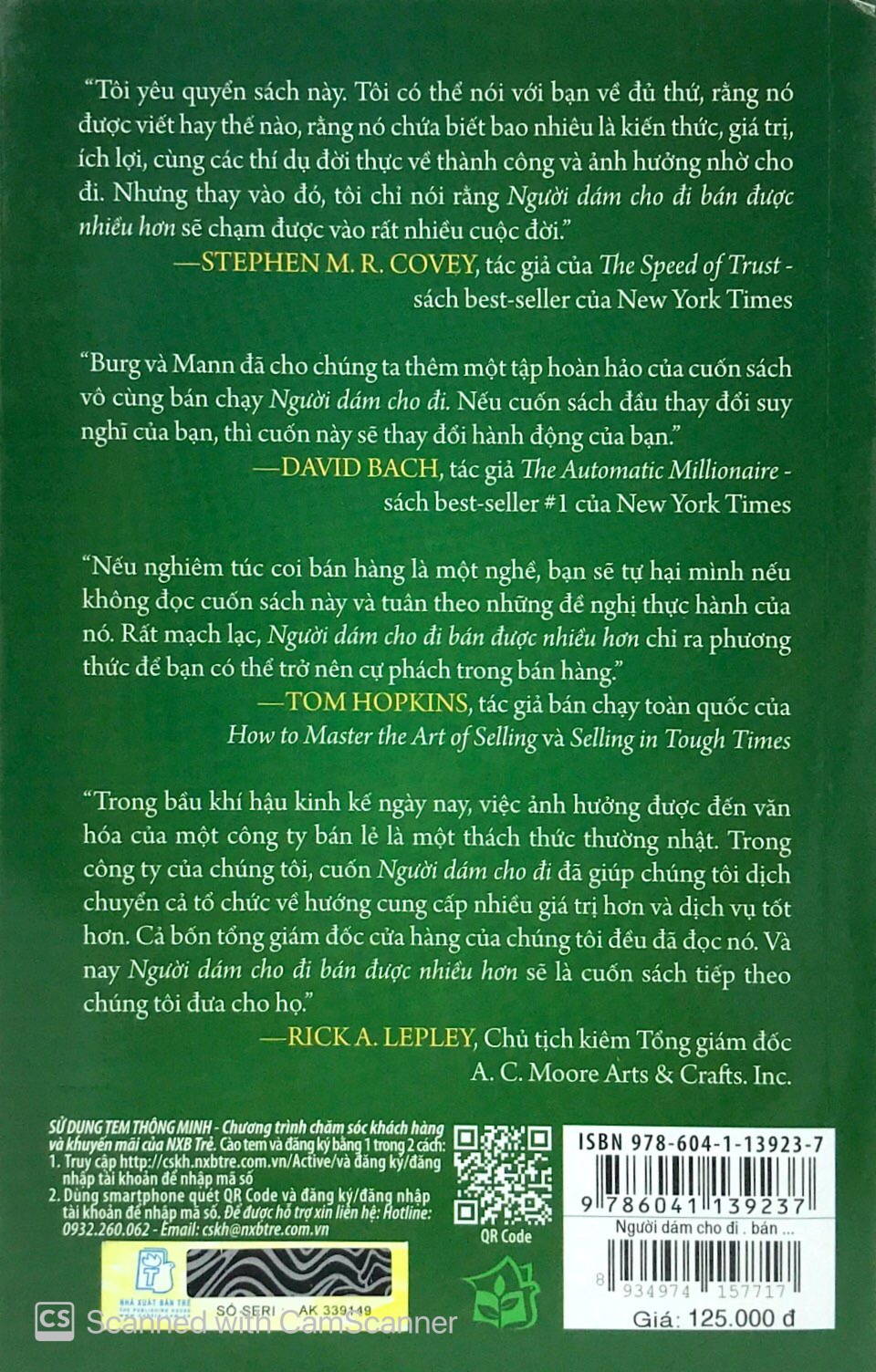 người dám cho đi bán được nhiều hơn