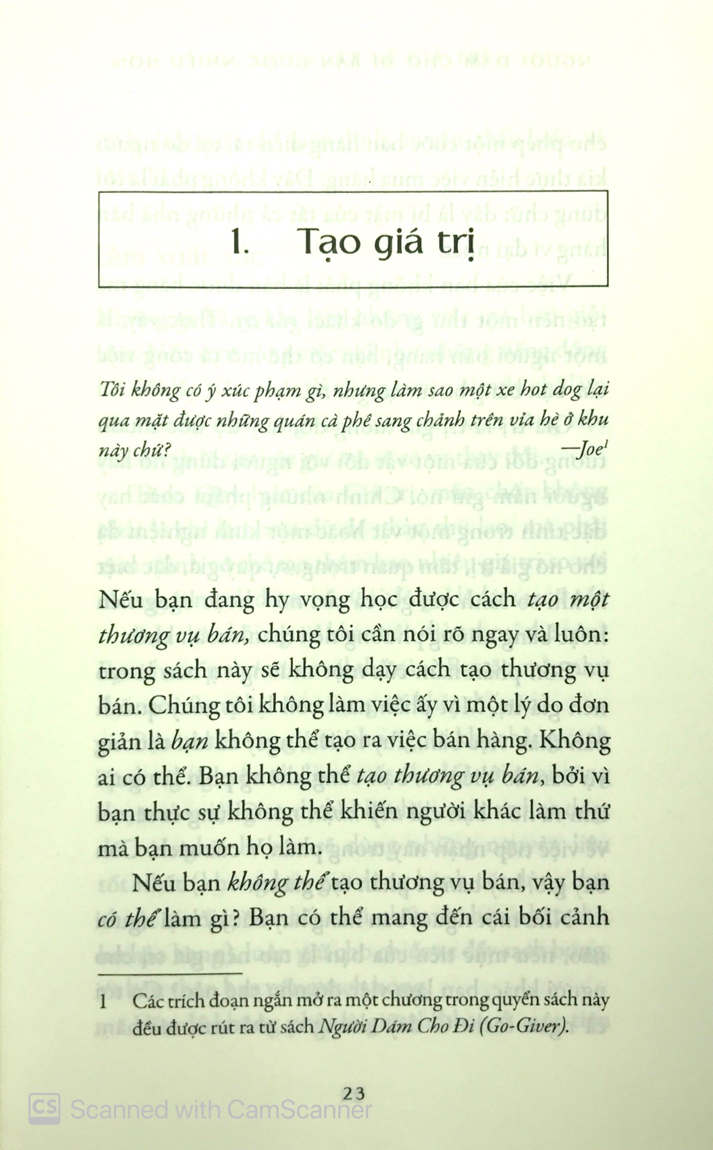 người dám cho đi bán được nhiều hơn