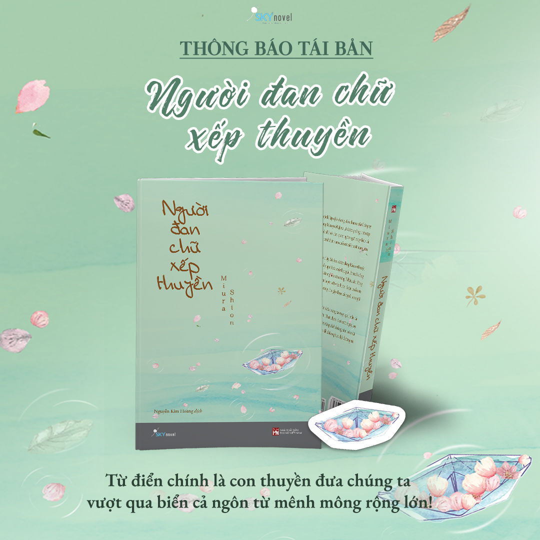 người đan chữ xếp thuyền (tái bản 2024) - tặng kèm bookmark 8 cm