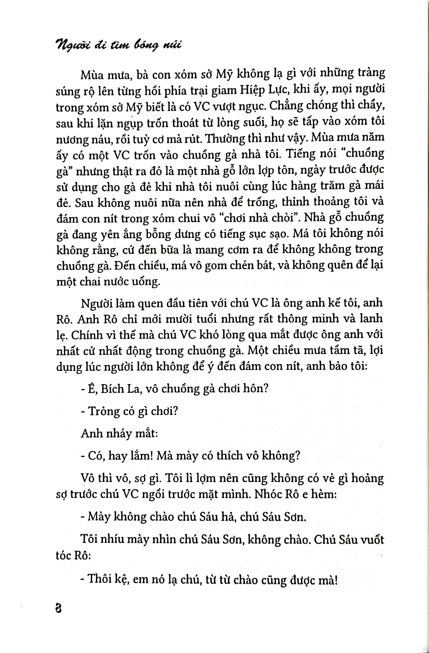 người đi tìm bóng núi