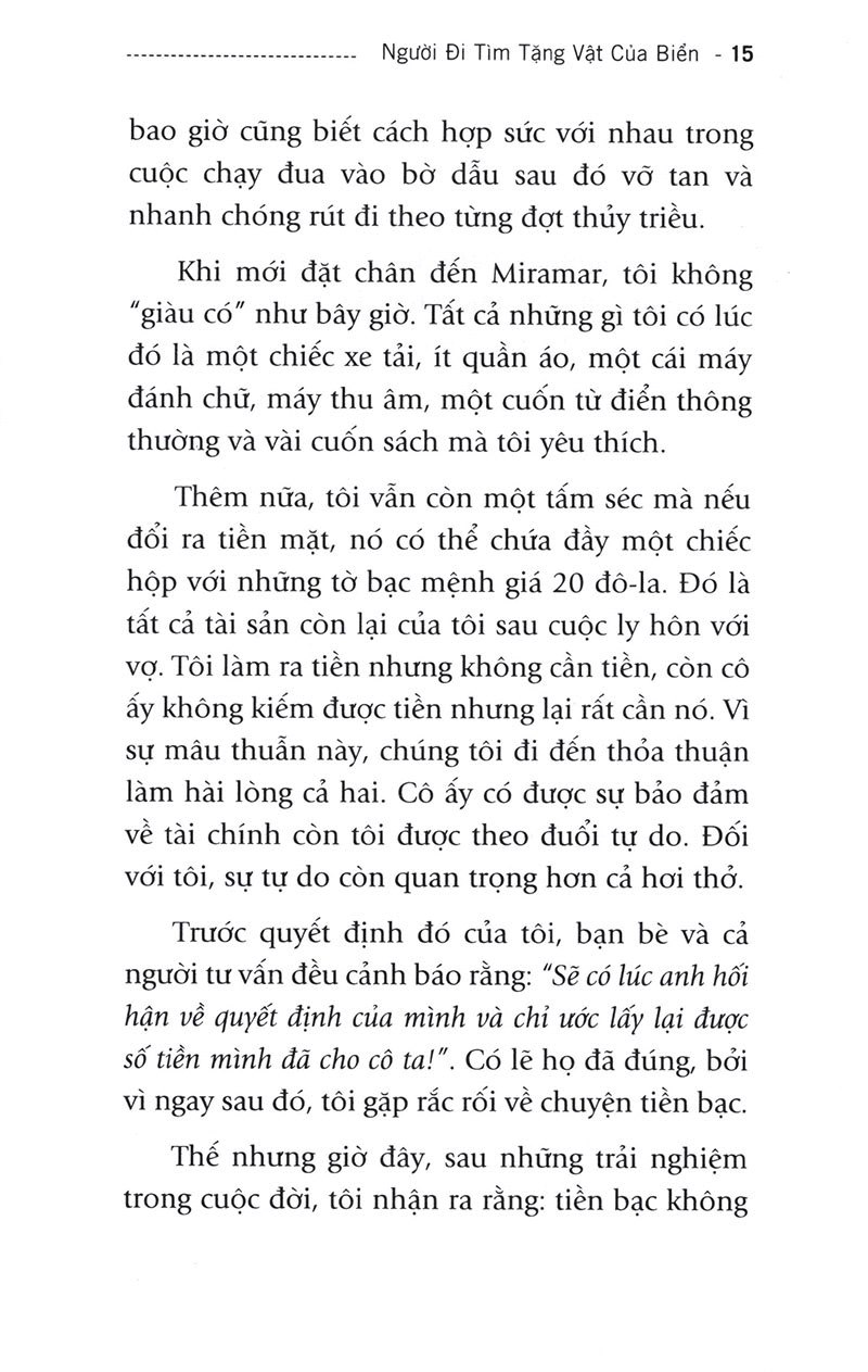 người đi tìm tặng vật của biển (tái bản)