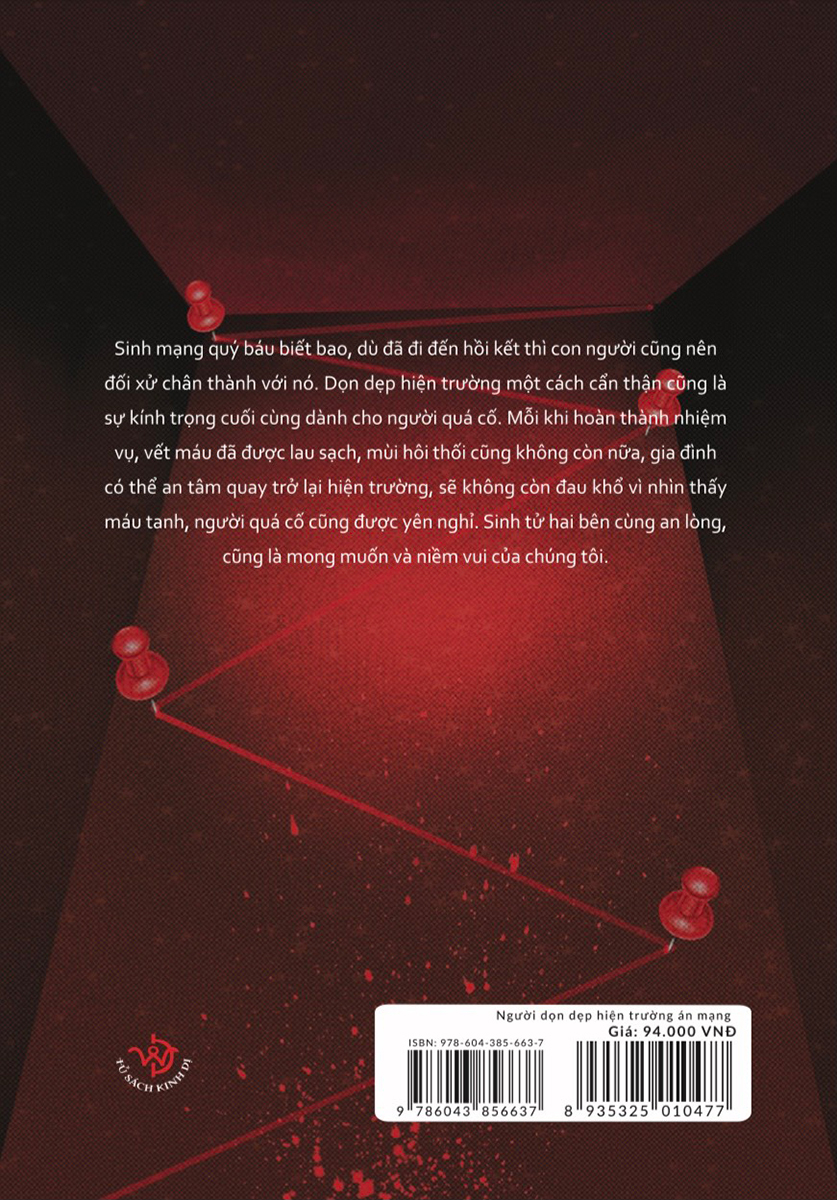 người dọn dẹp hiện trường án mạng