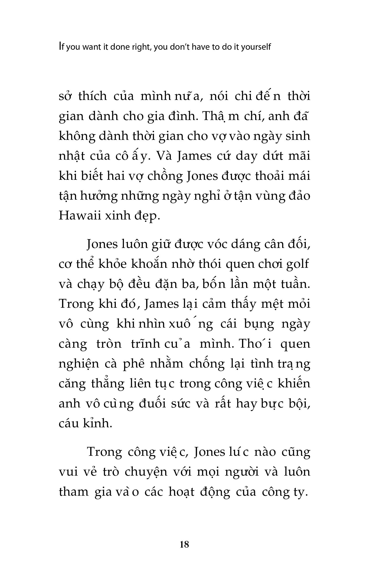 người giỏi không phải là người làm tất cả
