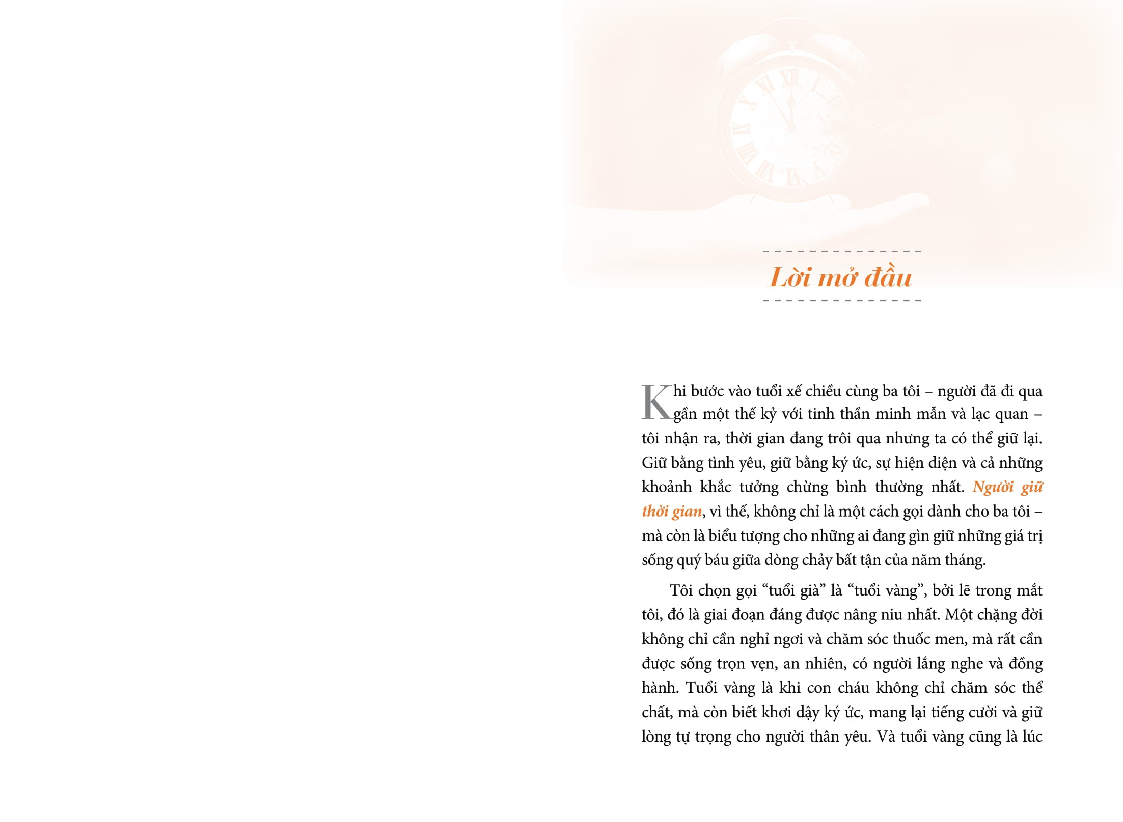 Nguoi Giu Thoi Gian - Bi Quyet Giup Cha Me An Nhien Tuoi Vang