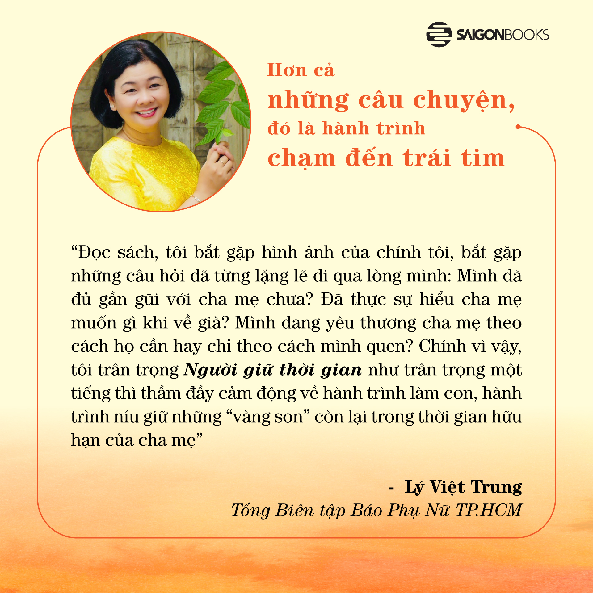 Nguoi Giu Thoi Gian - Bi Quyet Giup Cha Me An Nhien Tuoi Vang