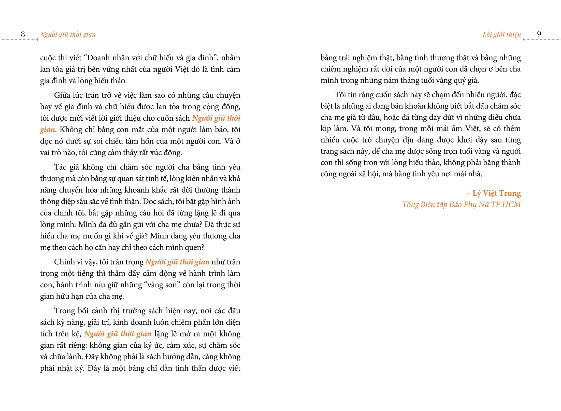 Nguoi Giu Thoi Gian - Bi Quyet Giup Cha Me An Nhien Tuoi Vang