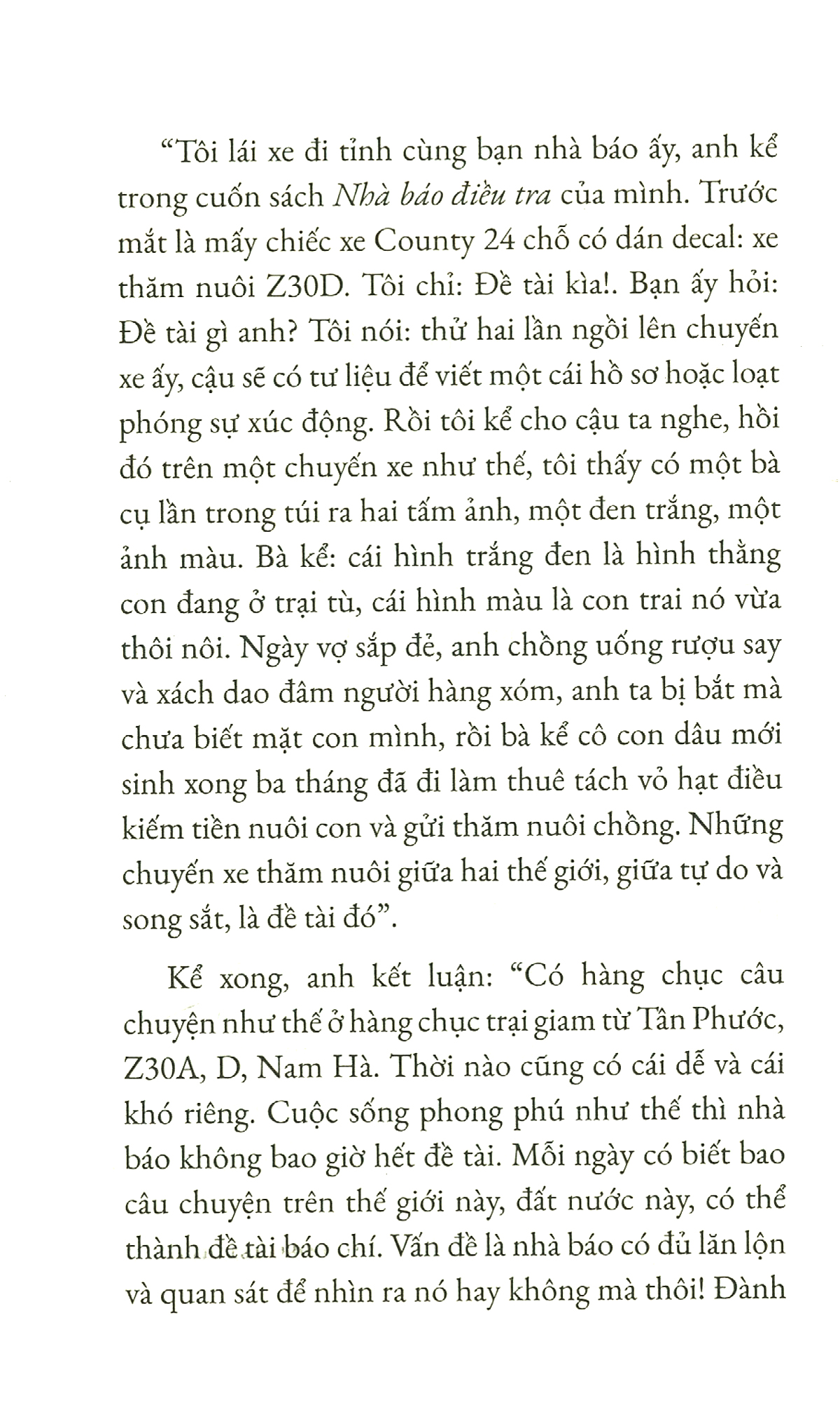 người kể chuyện trên báo