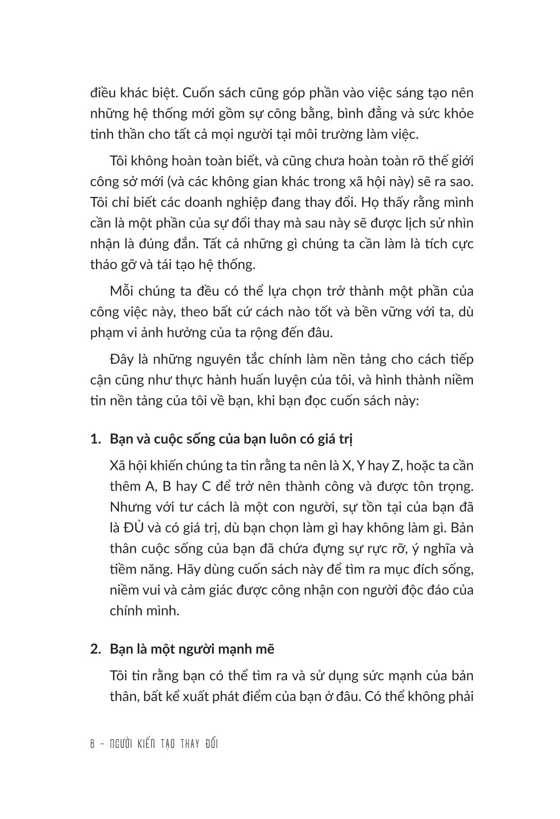 người kiến tạo thay đổi - bí mật từ những nhà lãnh đạo tiên phong