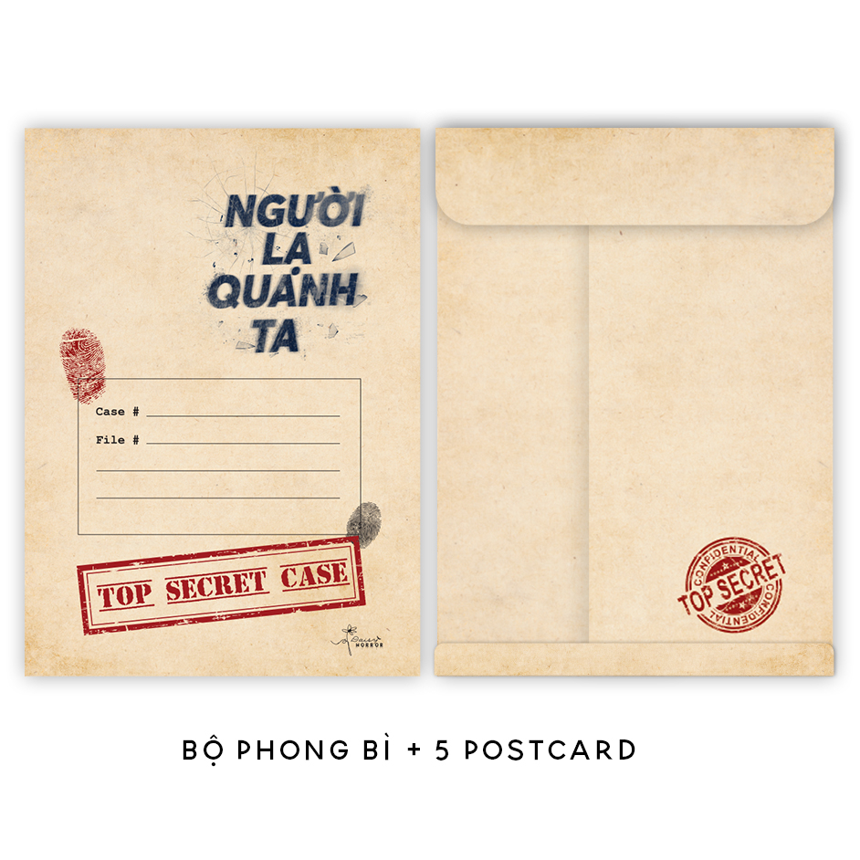 người lạ quanh ta - bản đặc biệt - tặng kèm bộ phong bì và 5 postcard + bookmark hai mặt bồi cứng