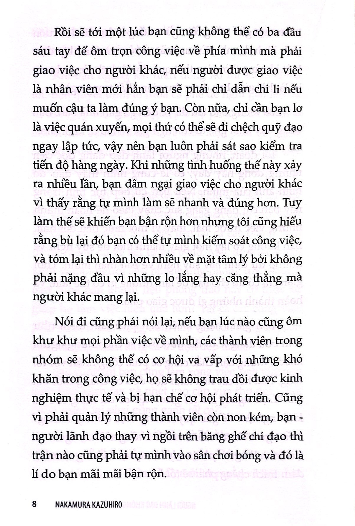 người lãnh đạo không quyết định vội vàng