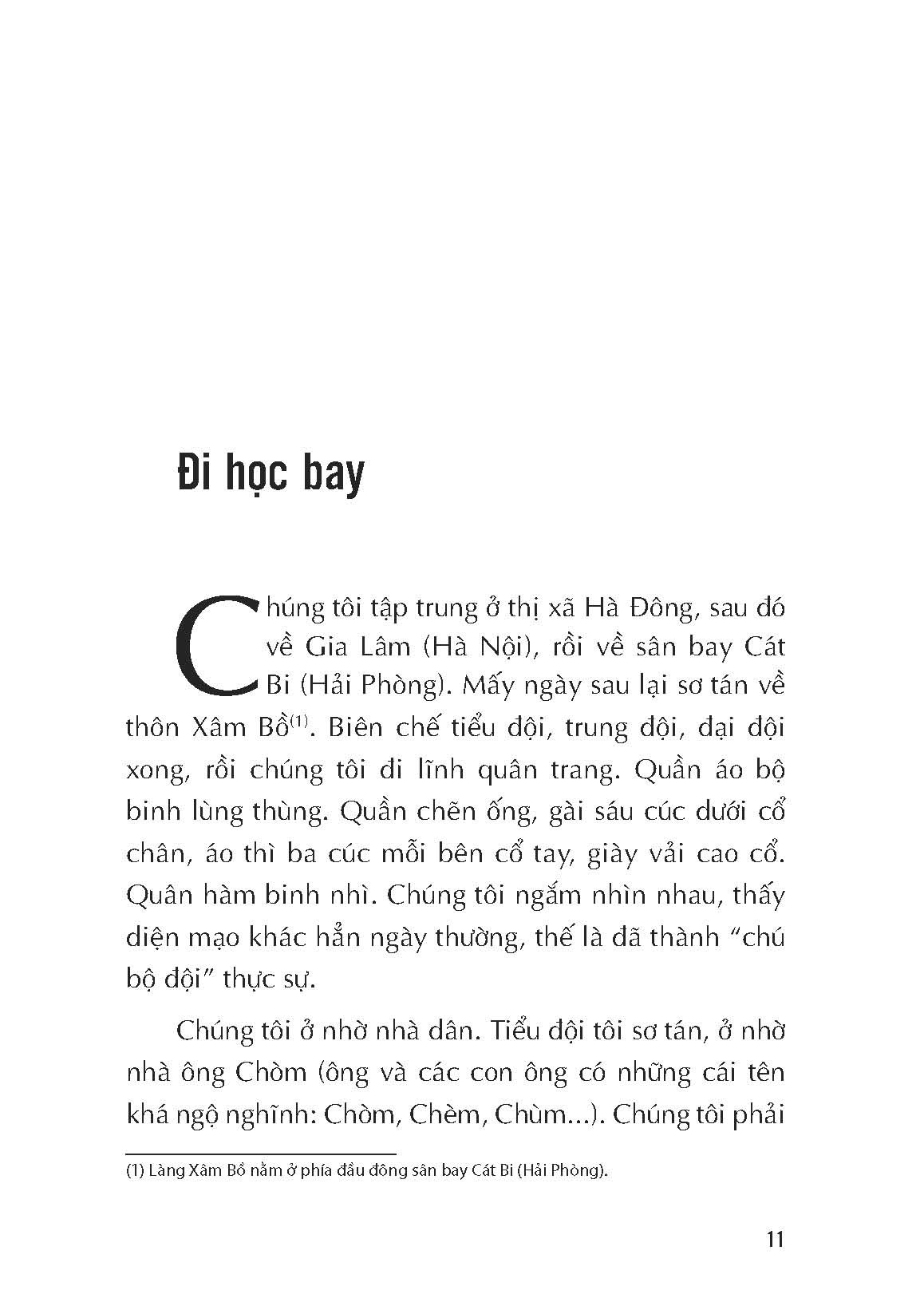 người lính phi công kể chuyện