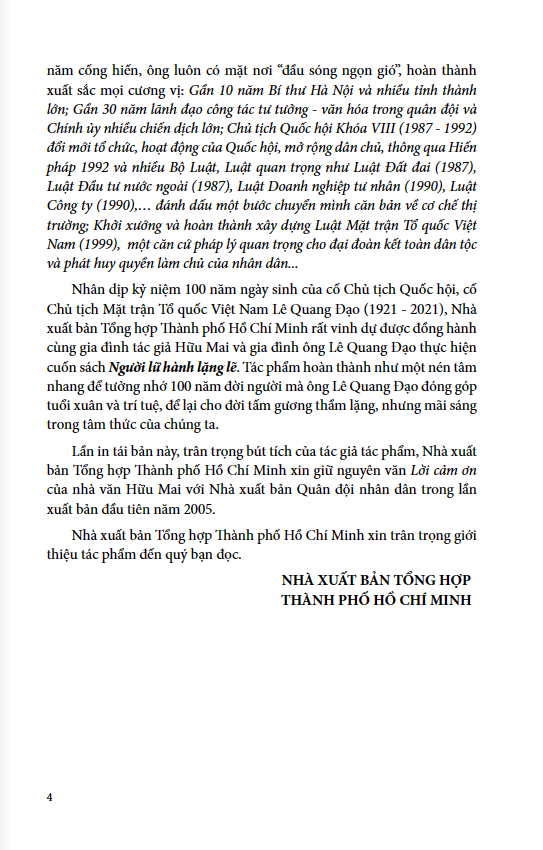 người lữ hành lặng lẽ