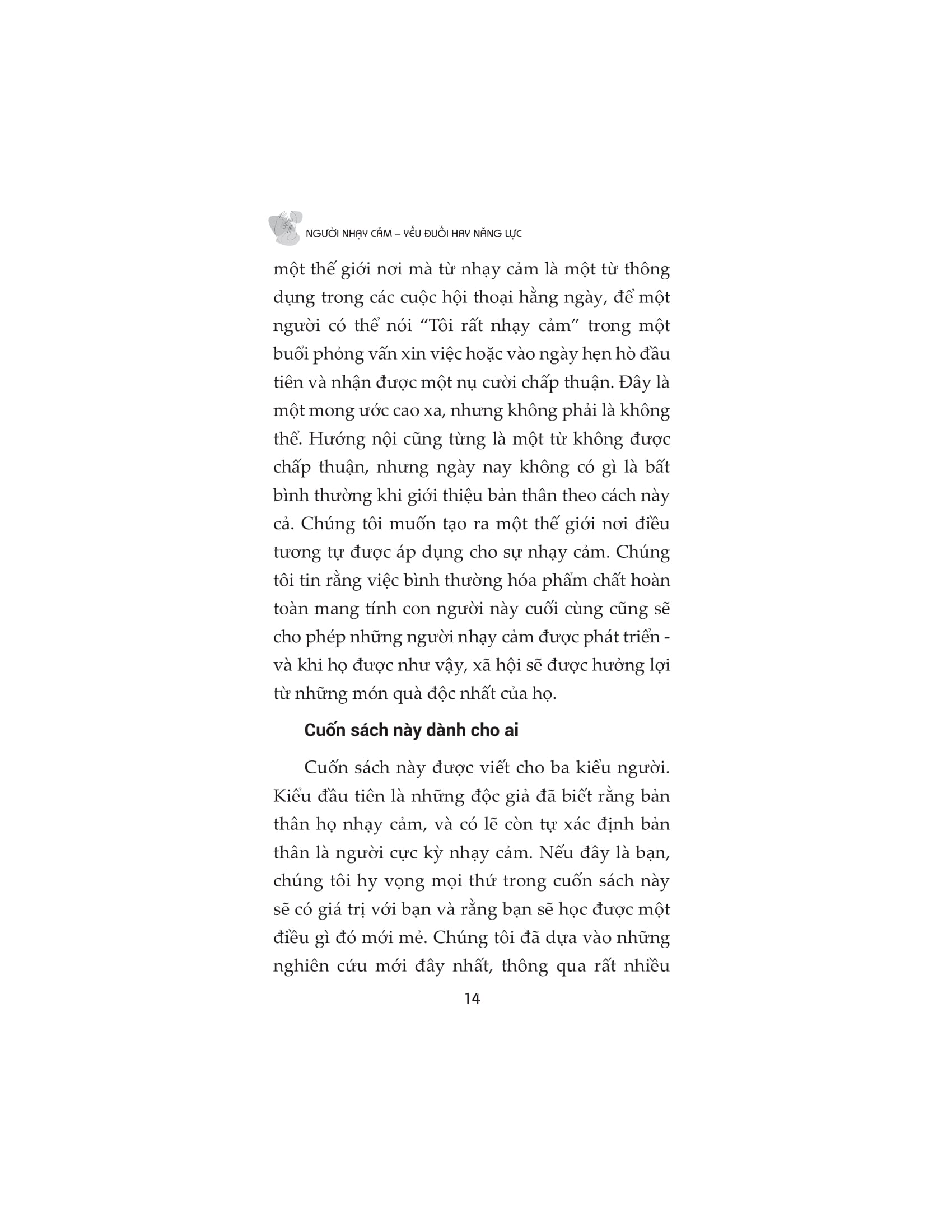 người nhạy cảm - yếu đuối hay năng lực