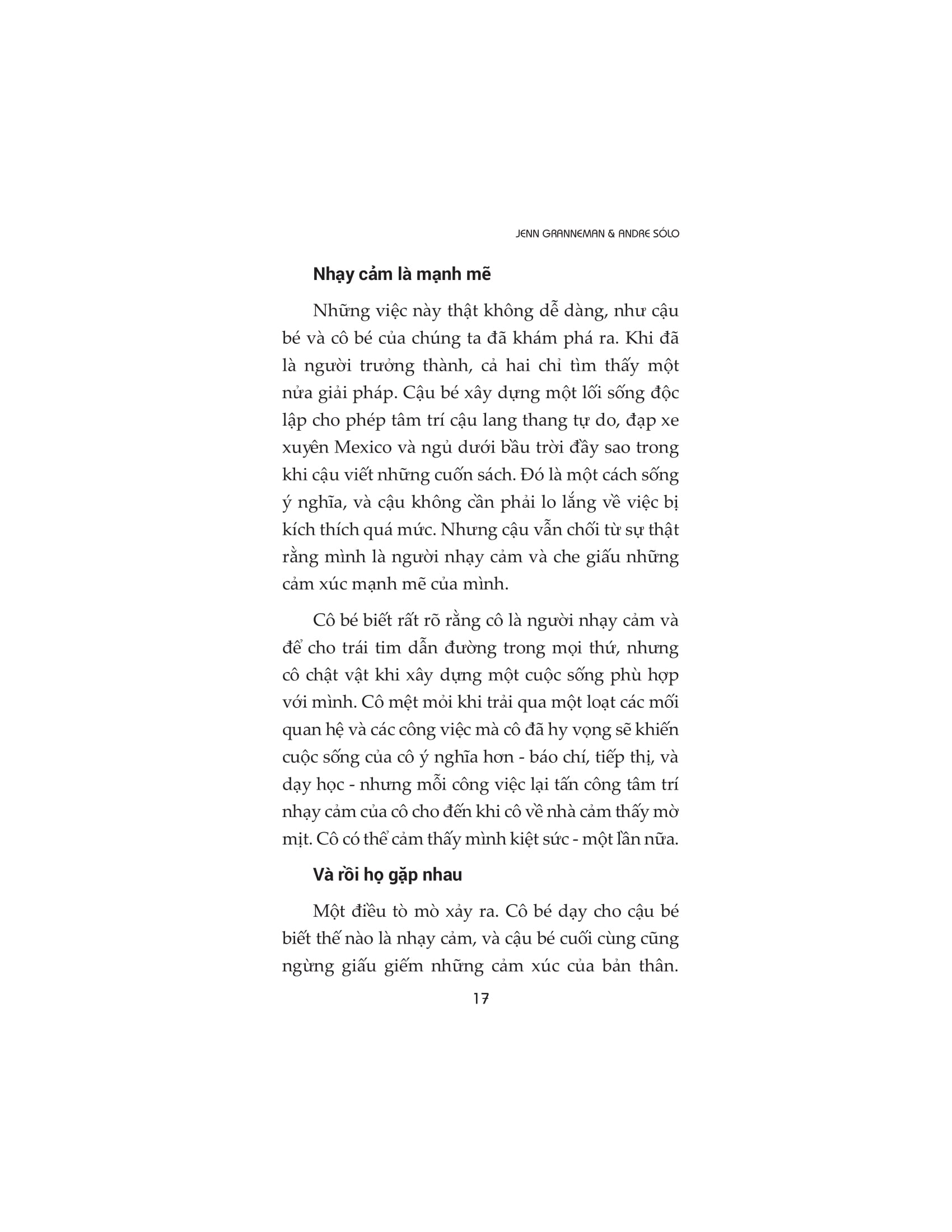 người nhạy cảm - yếu đuối hay năng lực