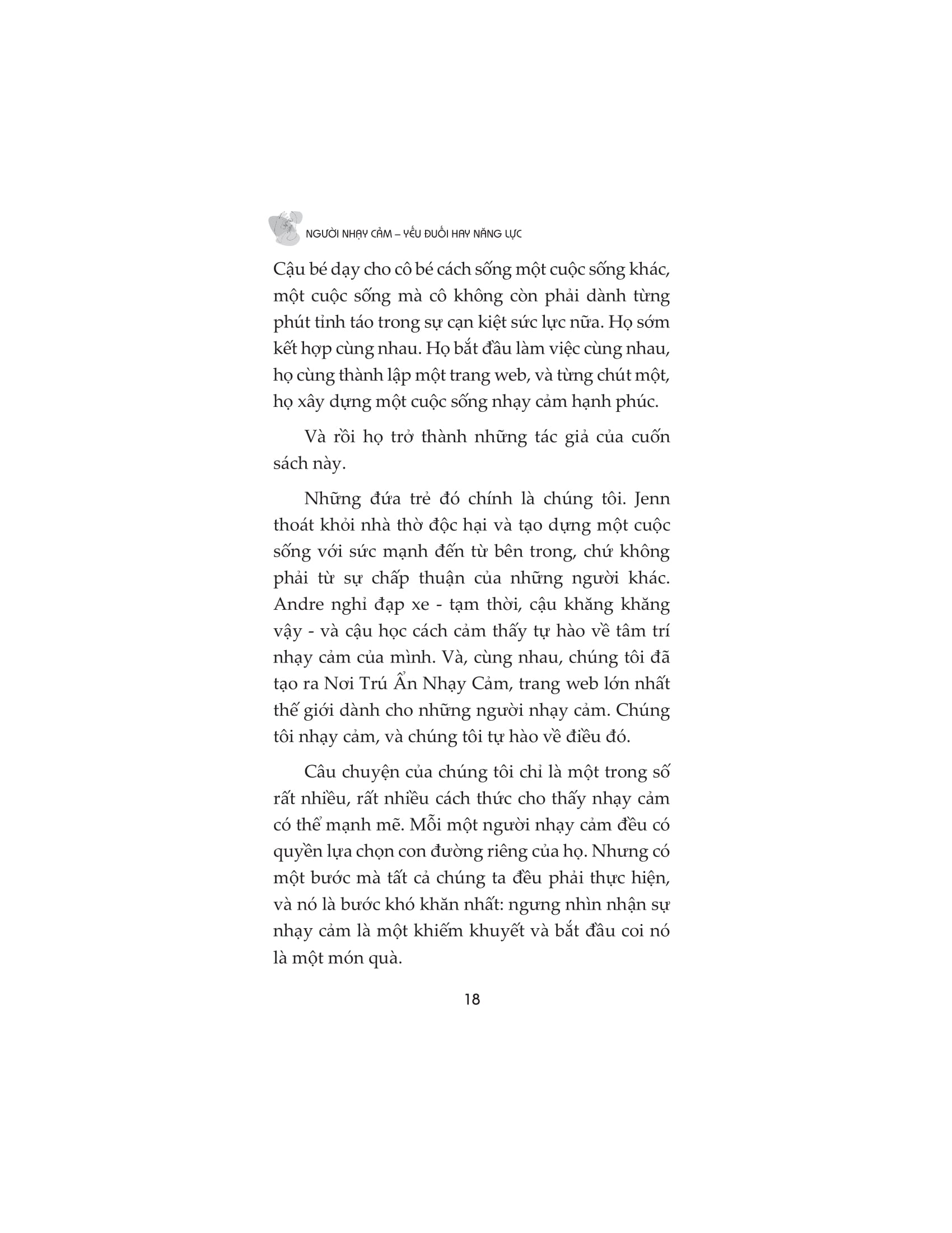 người nhạy cảm - yếu đuối hay năng lực