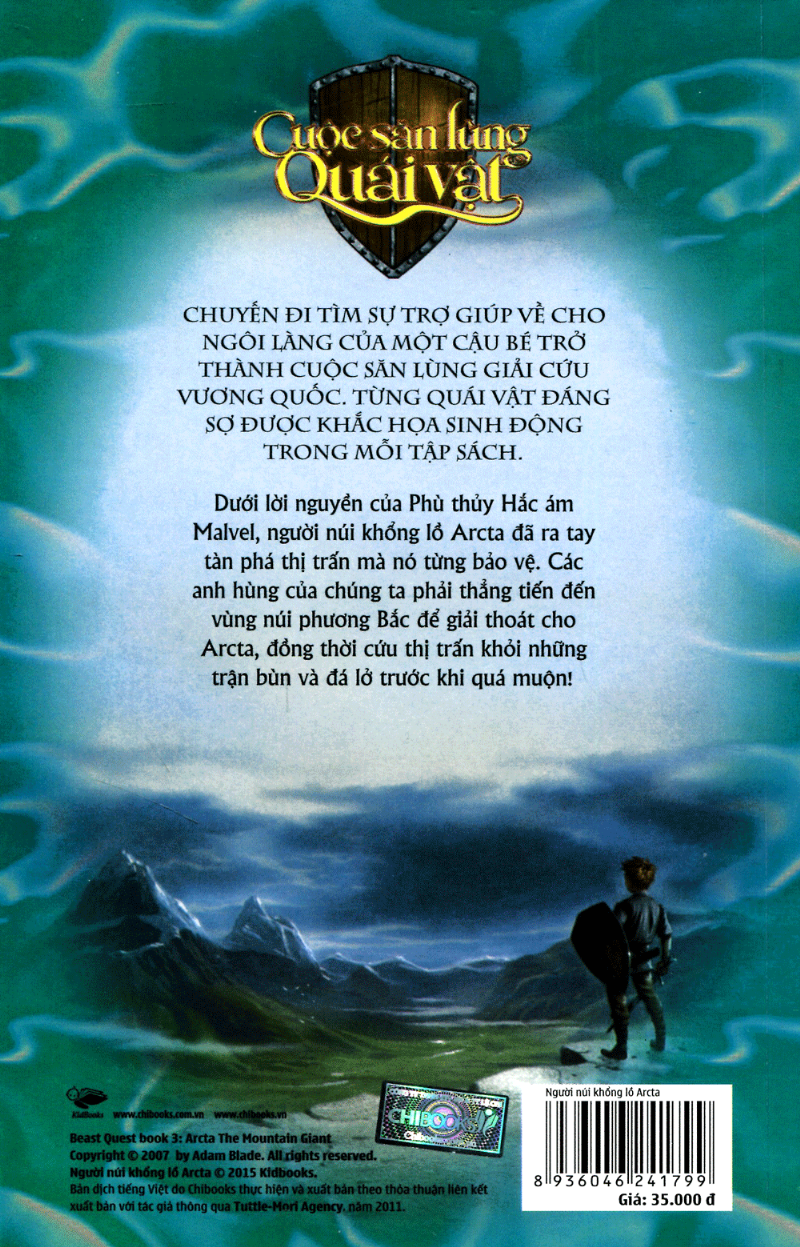 người núi khổng lồ arcta - cuộc săn lùng quái vật (tái bản 2016)