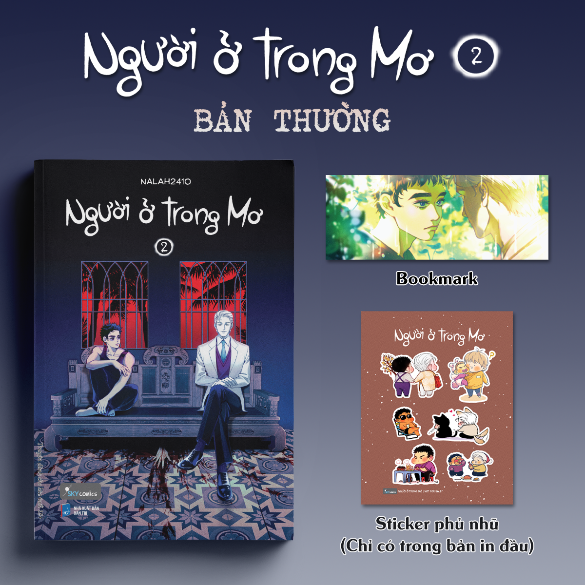 người ở trong mơ - tập 2 - tặng kèm bookmark + sticker phủ nhũ