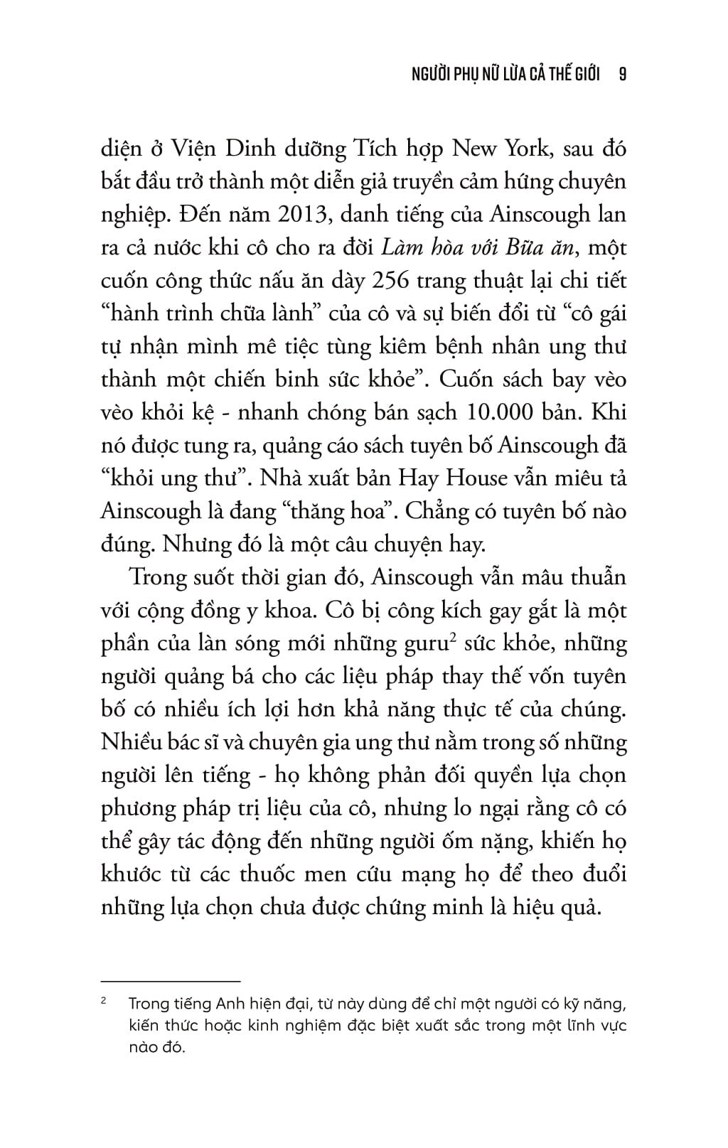 Nguoi Phu Nu Lua Ca The Gioi - Chan Tuong Cua Belle Gibson - Mot Chuyen Gia Suc Khoe Gia Mao