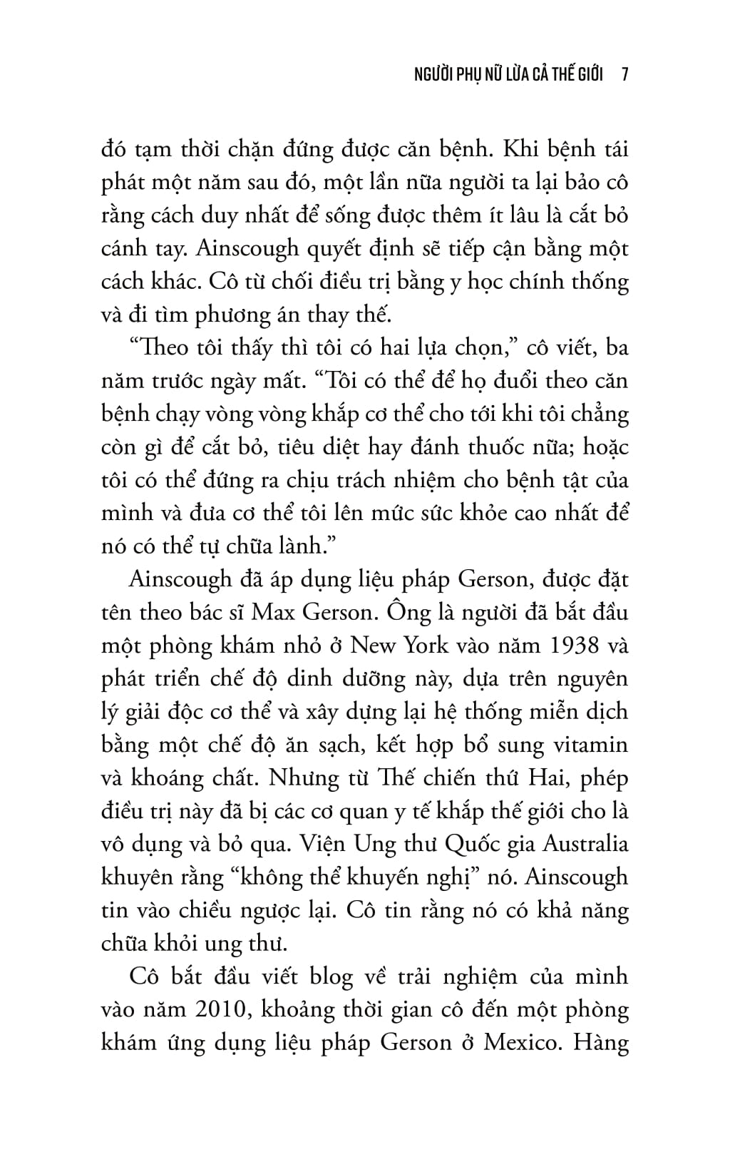 Nguoi Phu Nu Lua Ca The Gioi - Chan Tuong Cua Belle Gibson - Mot Chuyen Gia Suc Khoe Gia Mao