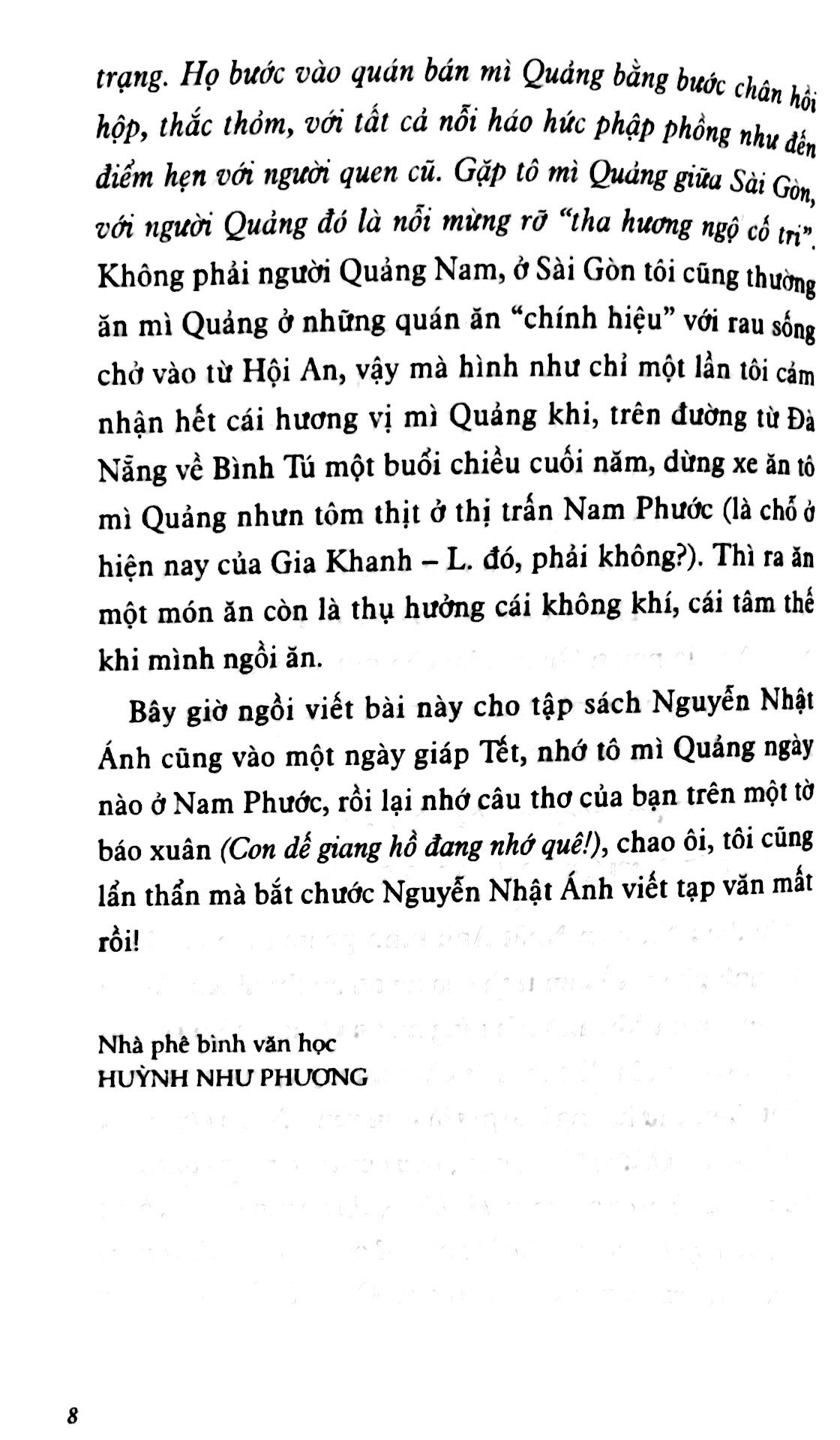 người quảng đi ăn mì quảng (tái bản 2023)