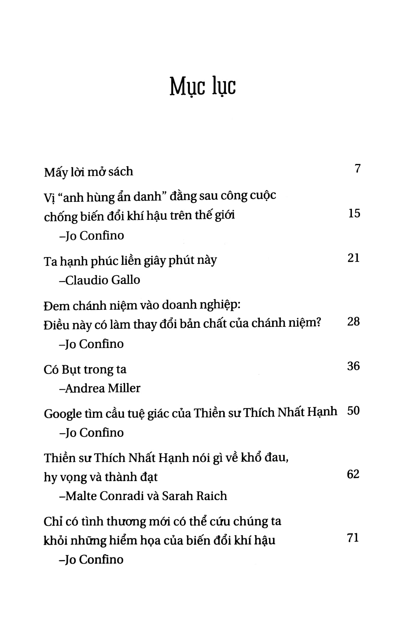 người thầy của tỉnh thức & thương yêu