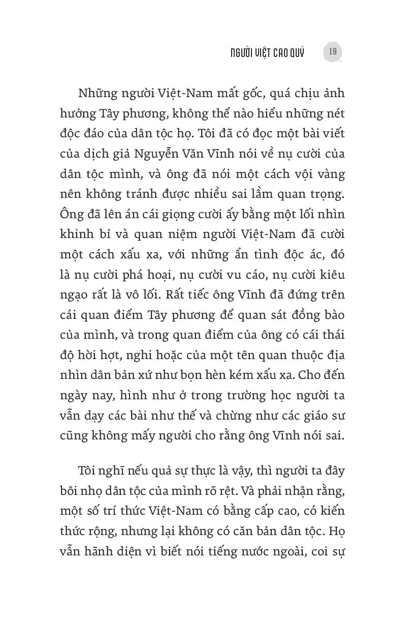 người việt cao quý