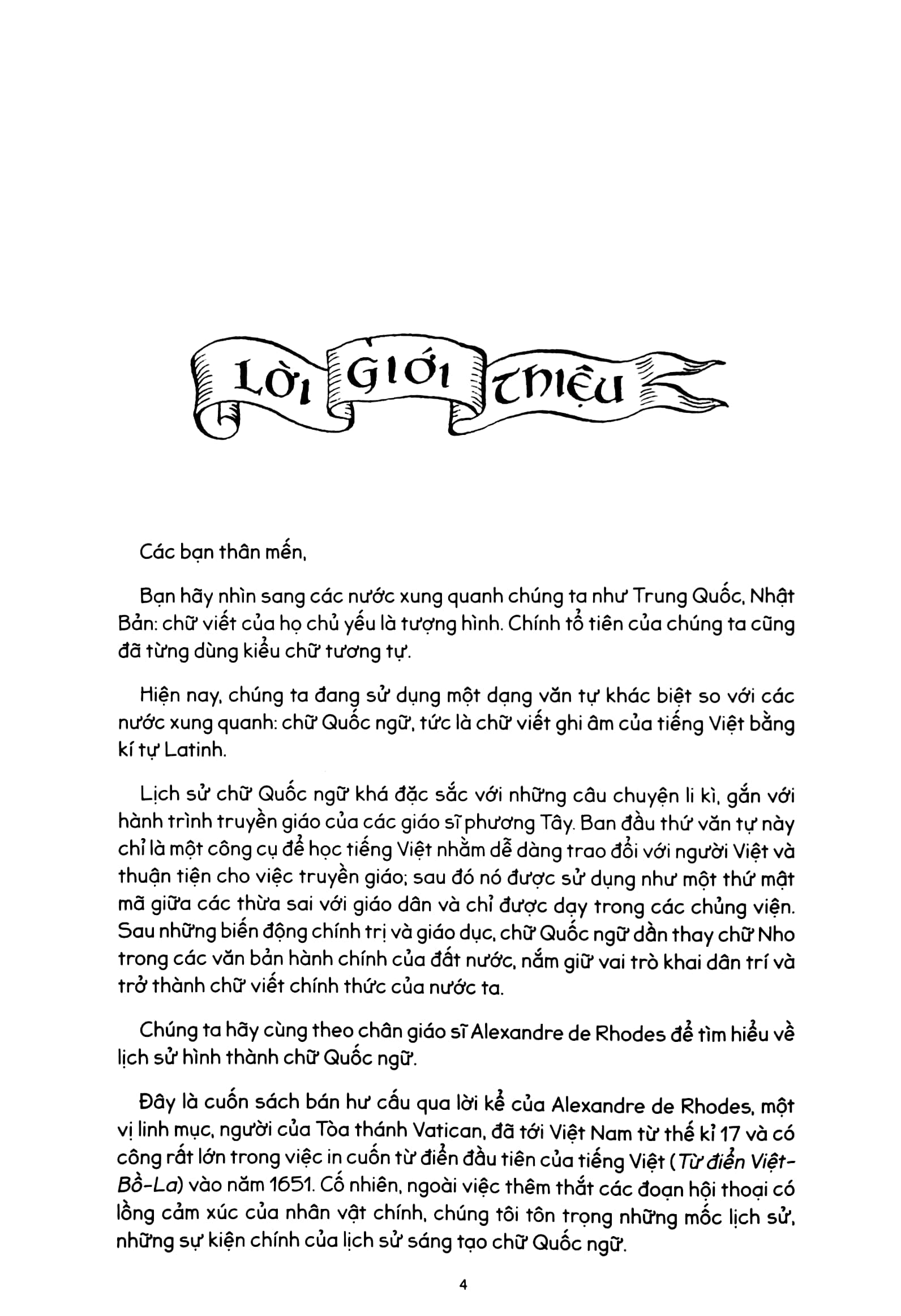 người việt gọi tôi là cha đắc lộ - hành trình sáng tạo chữ quốc ngữ