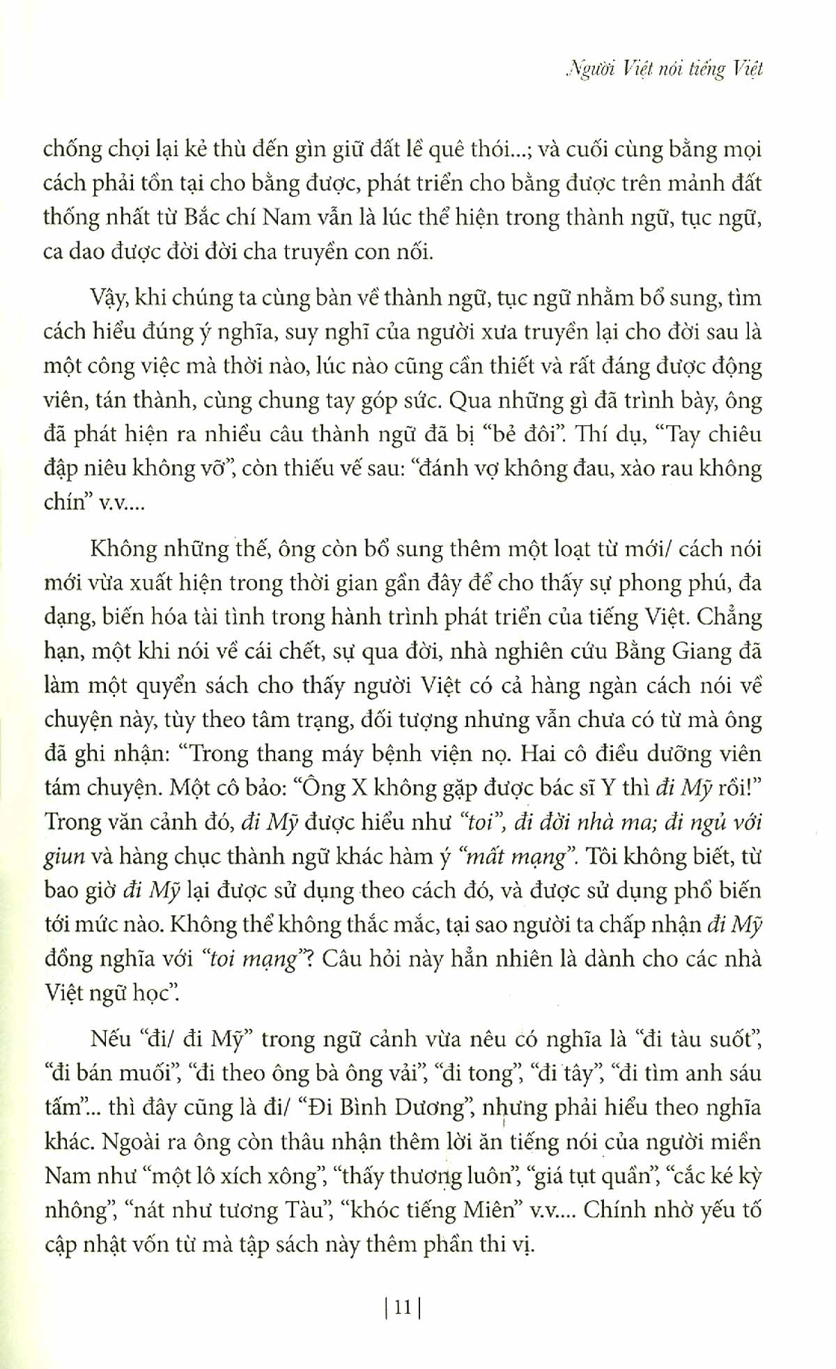 người việt nói tiếng việt