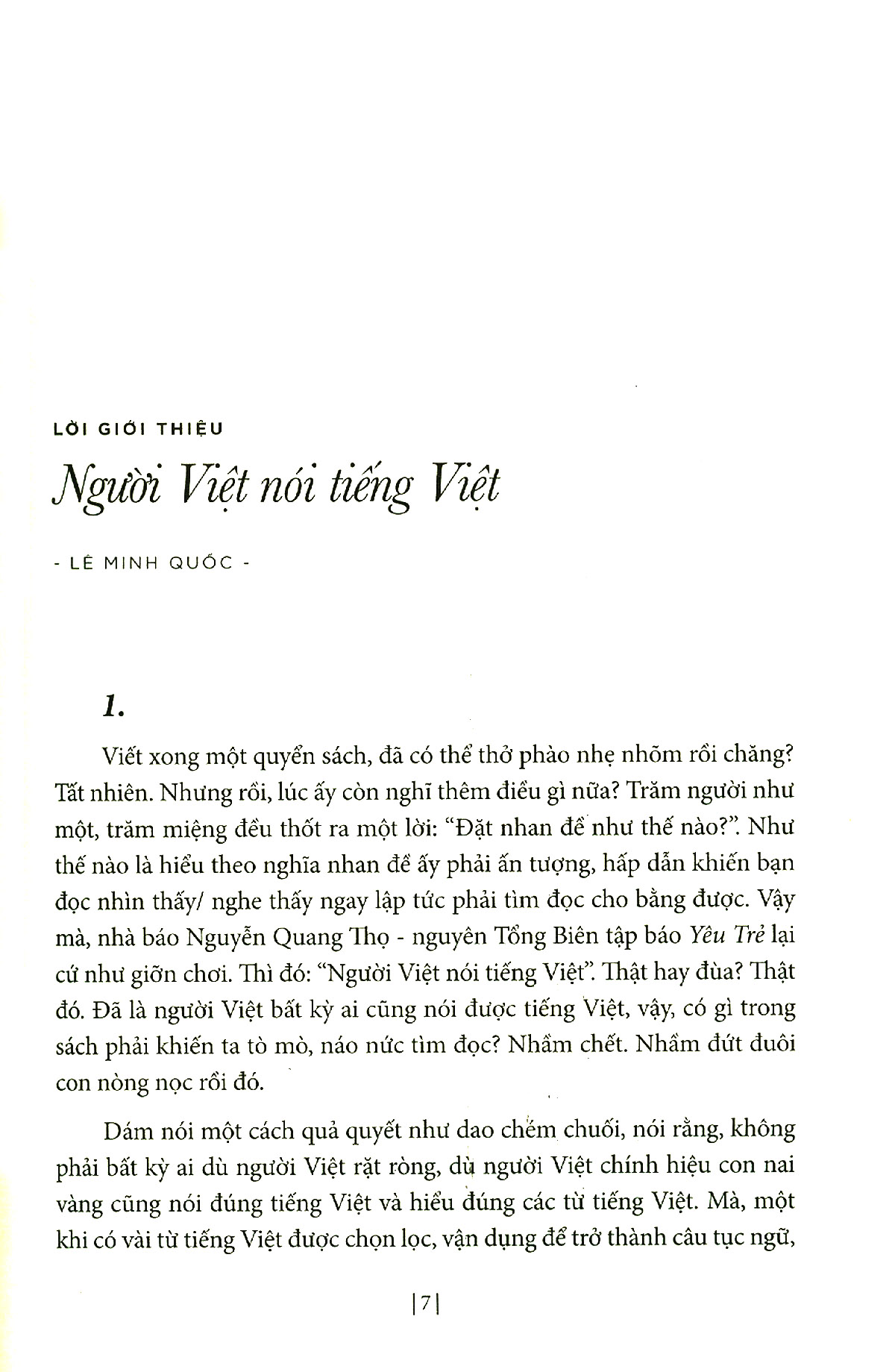 người việt nói tiếng việt