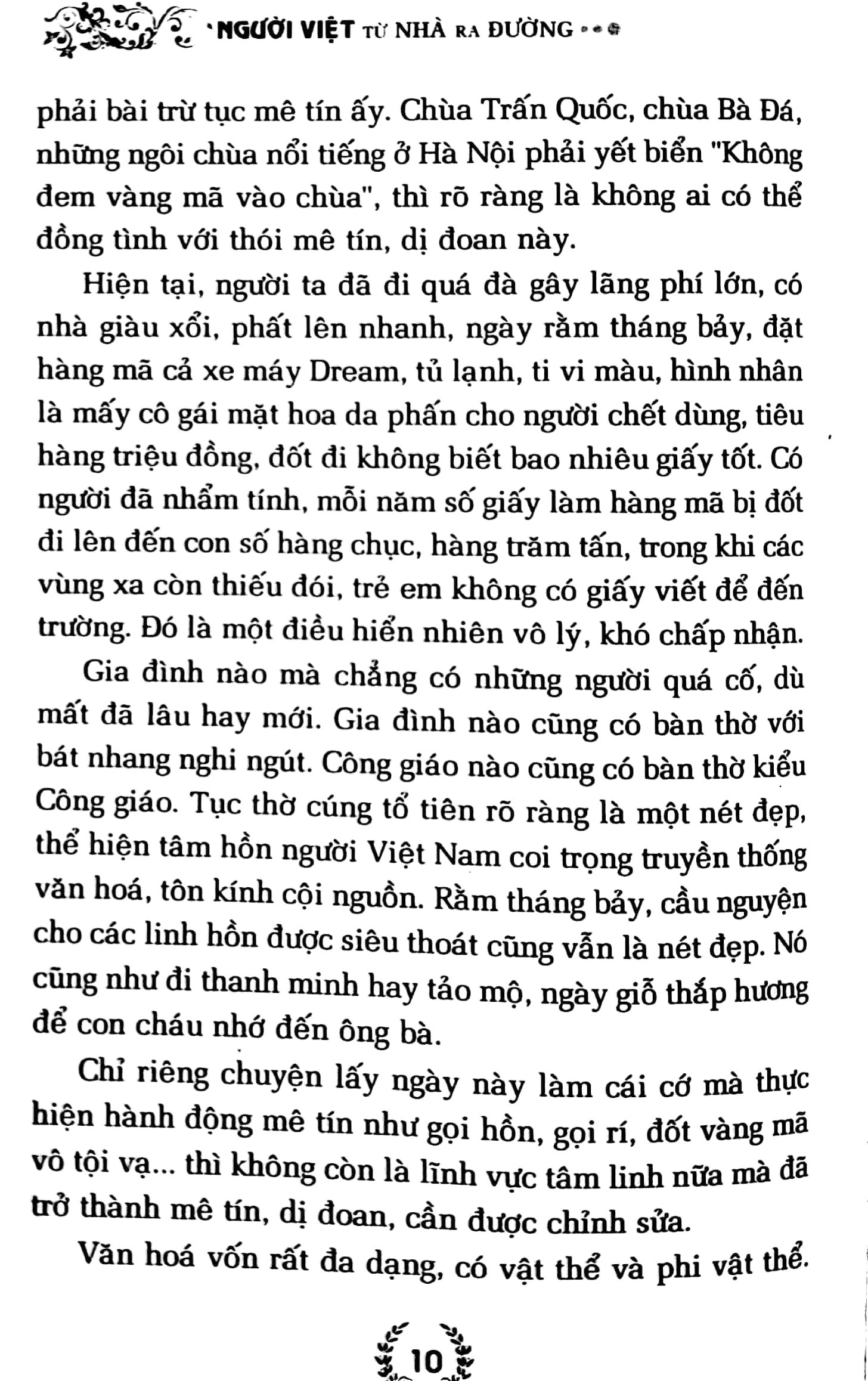 người việt từ nhà ra đường