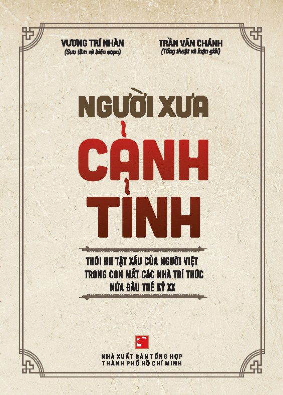 người xưa cảnh tỉnh (tái bản 2024)