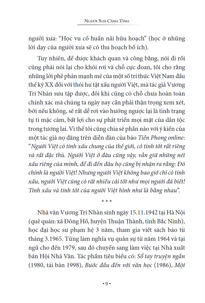 người xưa cảnh tỉnh (tái bản 2024)