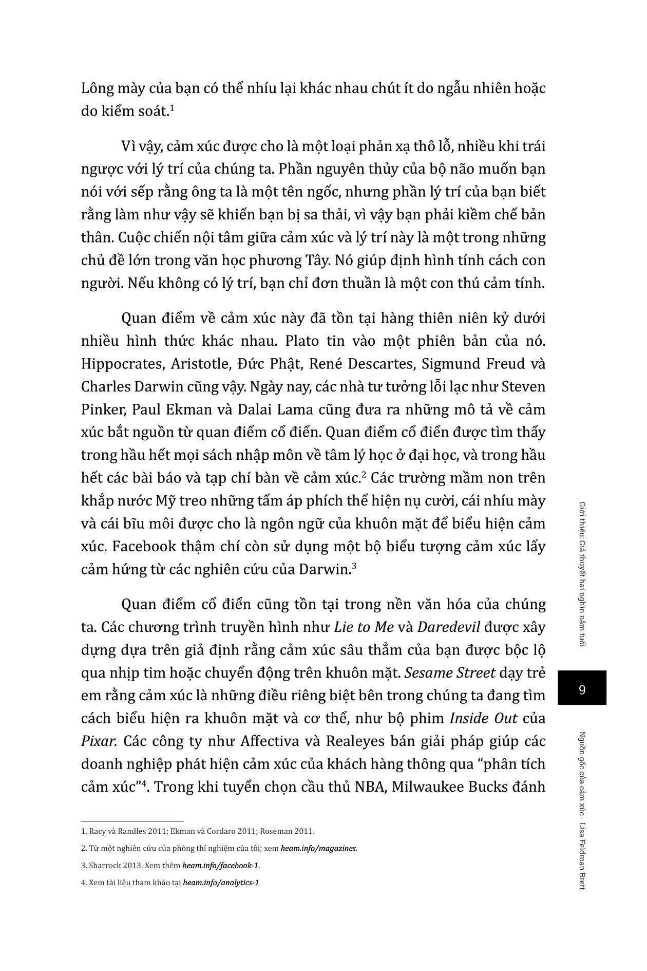 nguồn gốc cảm xúc