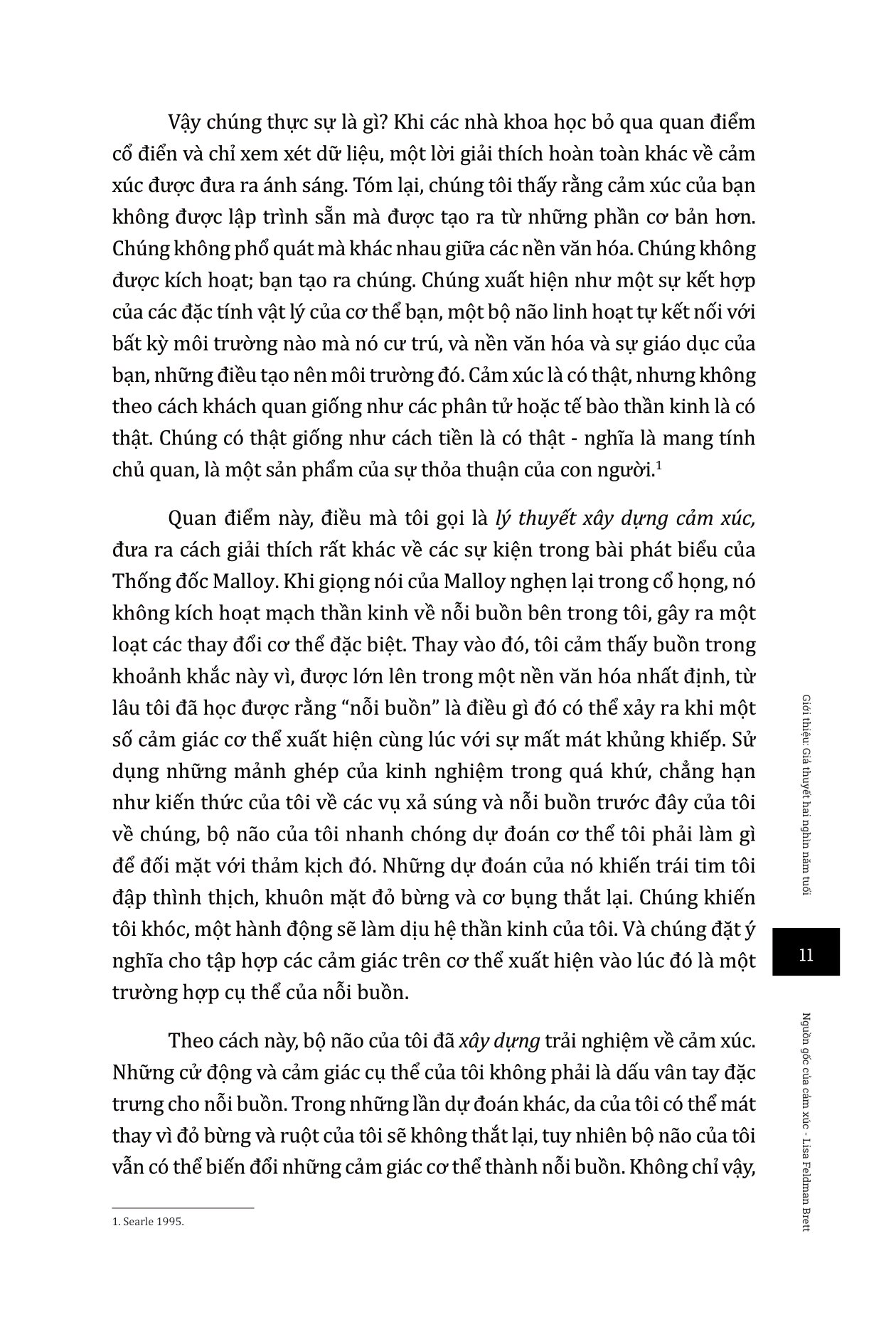 nguồn gốc cảm xúc