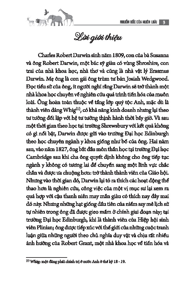 nguồn gốc của muôn loài