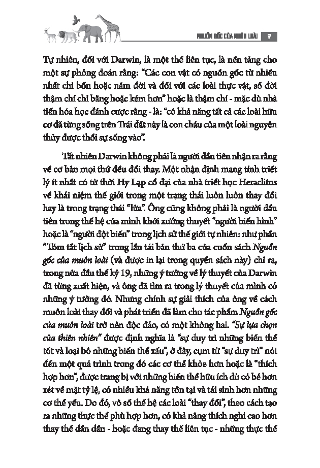 nguồn gốc của muôn loài