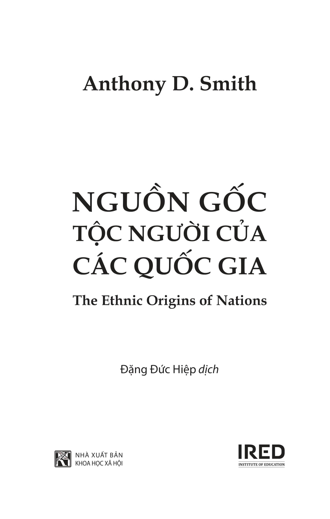 nguồn gốc tộc người của các quốc gia - the ethnic origins of nations