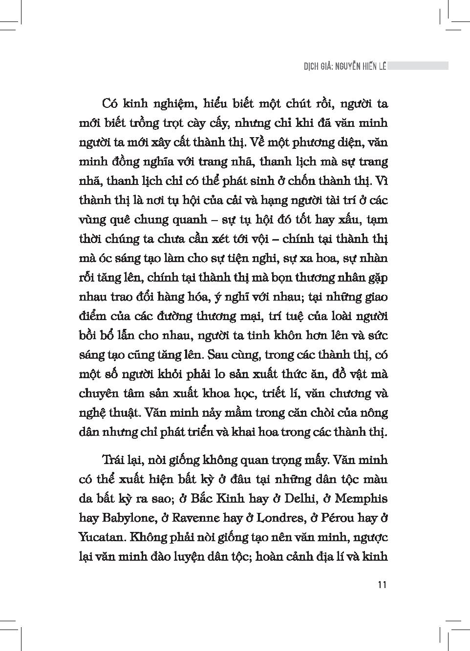 nguồn gốc văn minh - nguyễn hiến lê