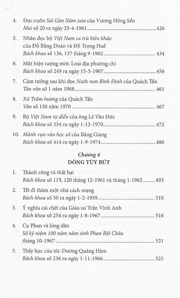 nguyễn hiến lê - tác phẩm đăng báo - bên lề con chữ