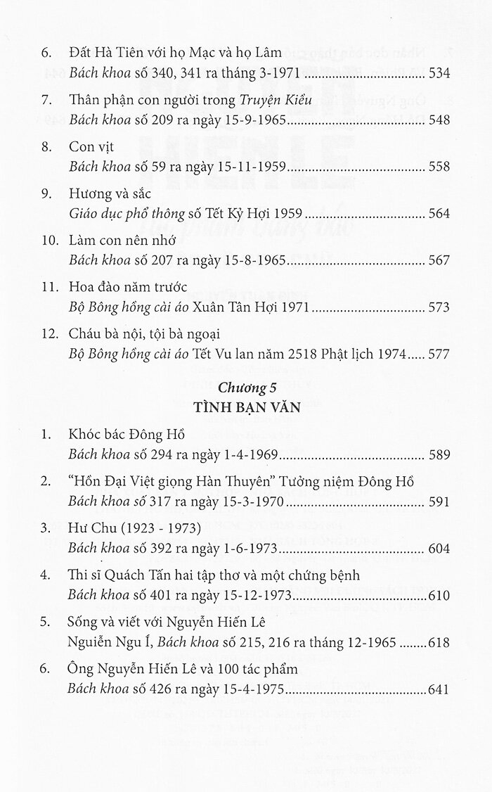 nguyễn hiến lê - tác phẩm đăng báo - bên lề con chữ