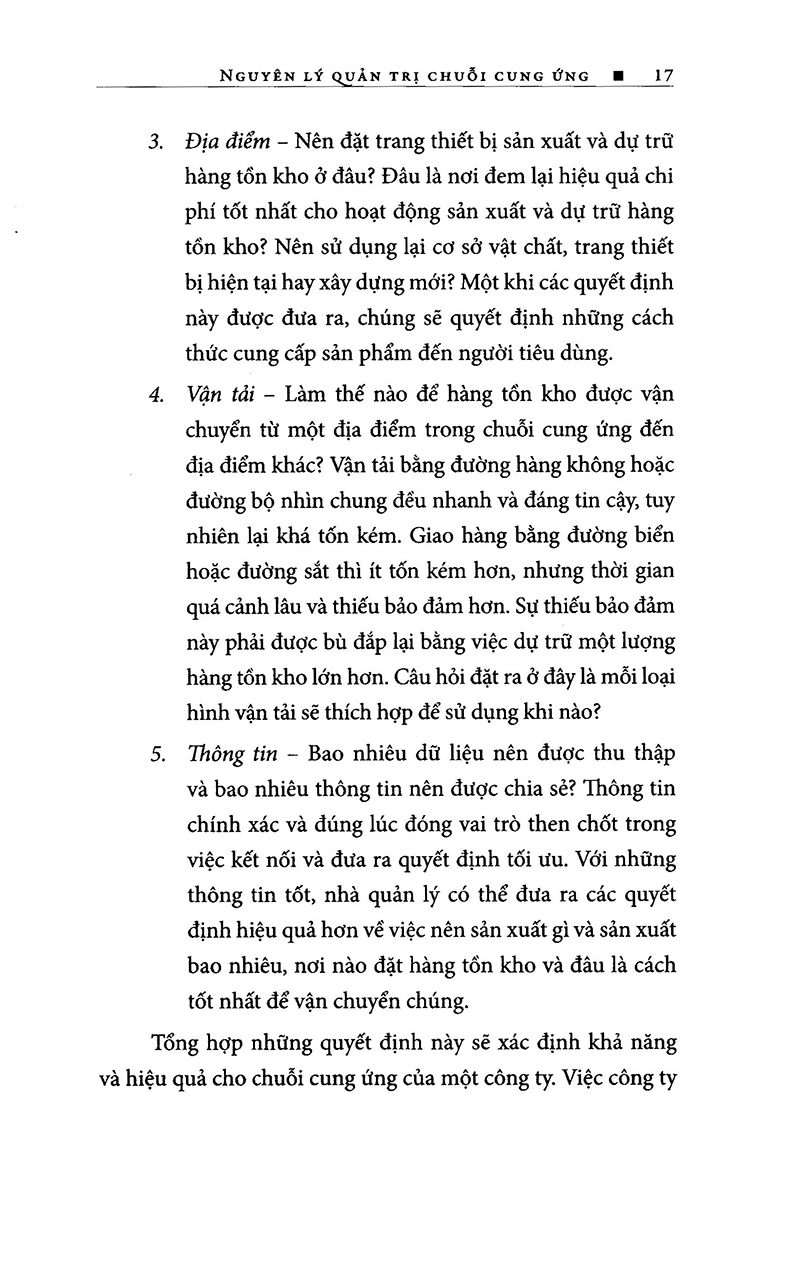 nguyên lý quản trị chuỗi cung ứng