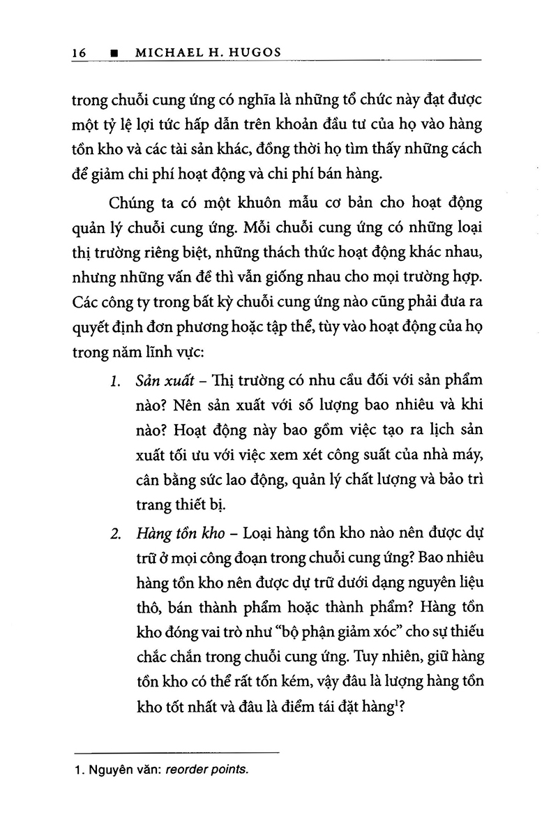 nguyên lý quản trị chuỗi cung ứng