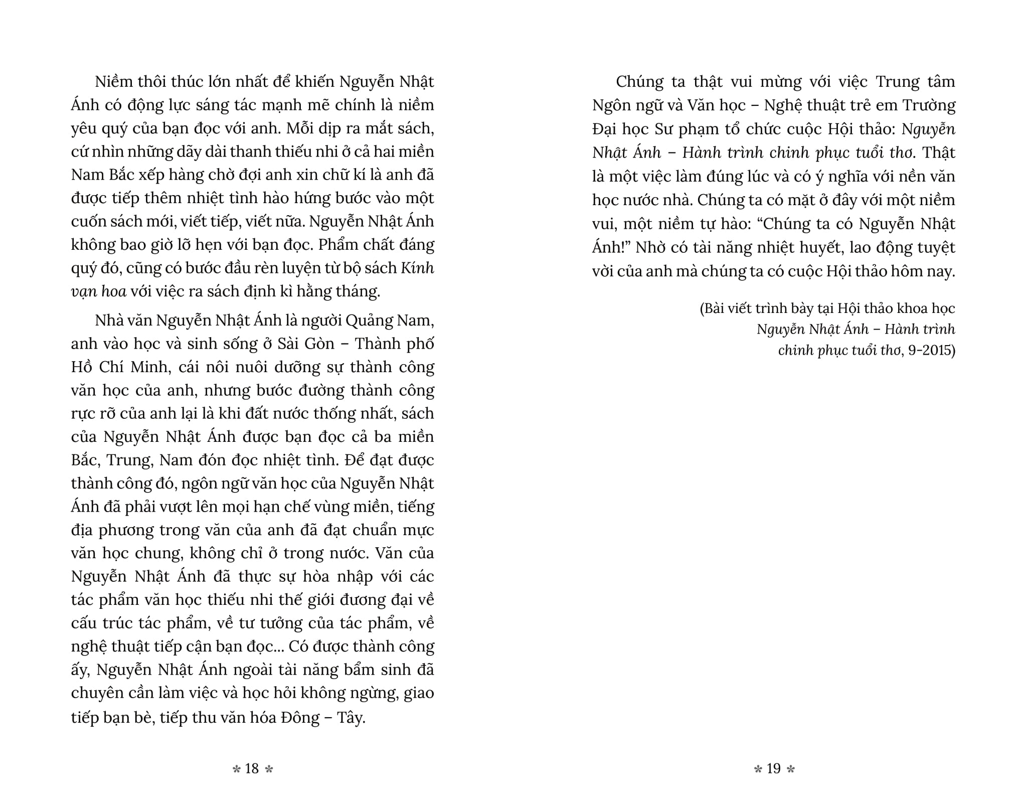 Nguyễn Nhật Ánh Và Kính Vạn Hoa - Chuyện Từ A Đến Z