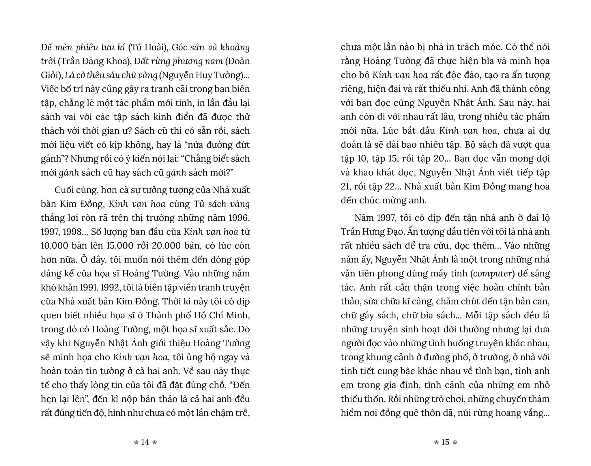 Nguyễn Nhật Ánh Và Kính Vạn Hoa - Chuyện Từ A Đến Z