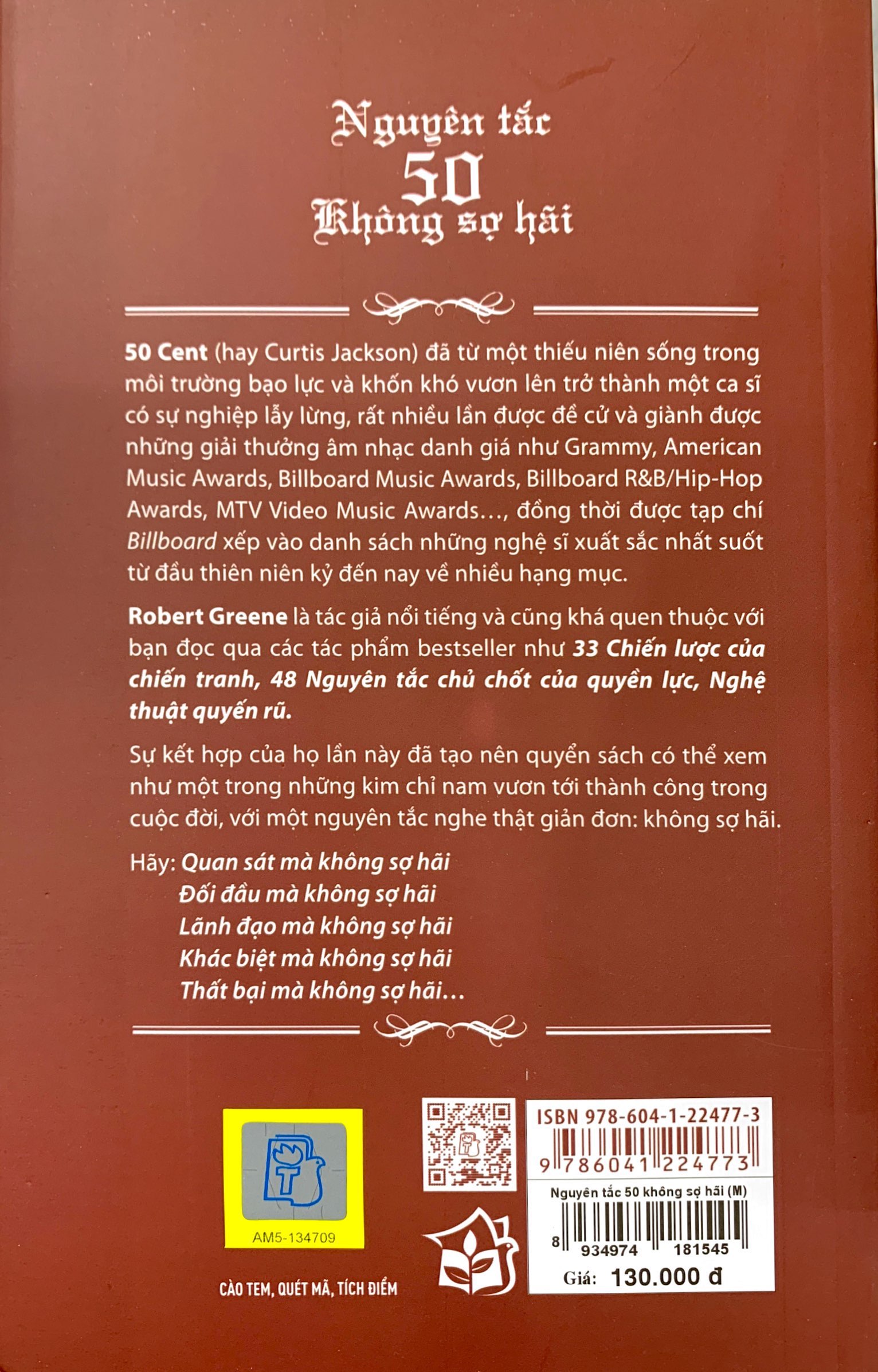 nguyên tắc 50 - không sợ hãi (tái bản 2022)