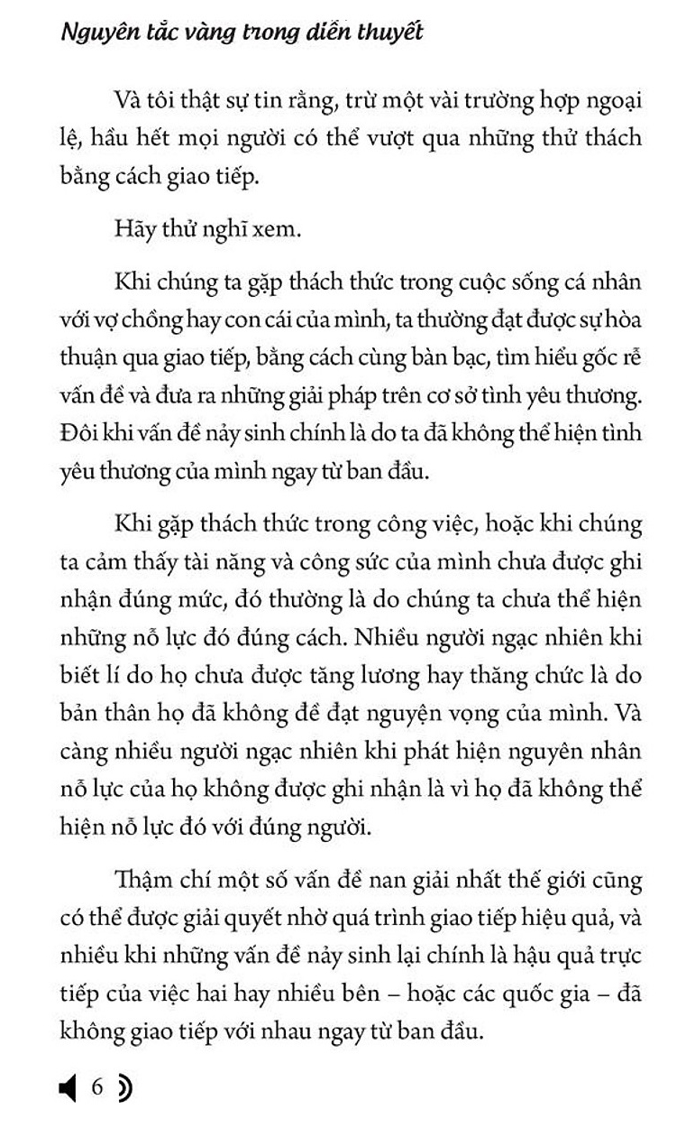 nguyên tắc vàng trong diễn thuyết